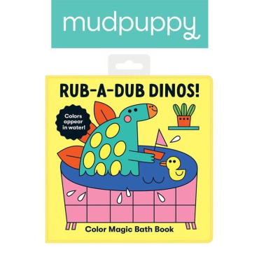 Magiczna książeczka do kąpieli Wesołe dinozaury Mudpuppy - 5