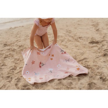 Ręcznik plażowy Little Pink Flowers Little Dutch - 4