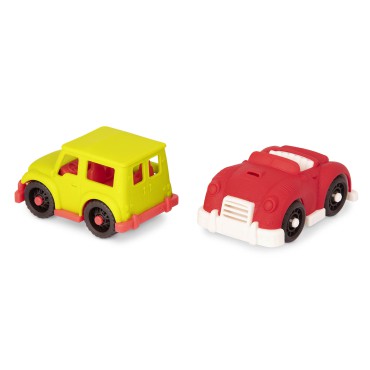 Zestaw 4 małych autek – seria Happy Cruisers B.Toys - 1