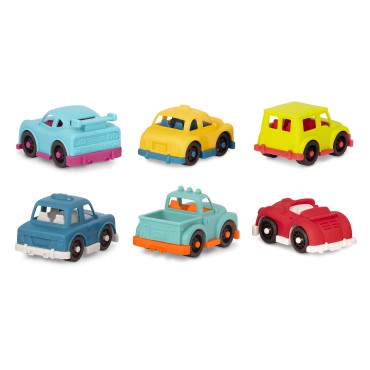 Zestaw 6 małych autek – seria Happy Cruisers B.Toys - 5
