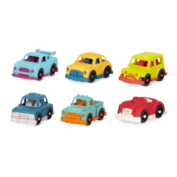 Zestaw 6 małych autek – seria Happy Cruisers B.Toys - 6