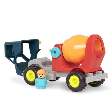 Happy Cruisers – Cement Truck – betoniarka z figurką kierowcy B.Toys - 4