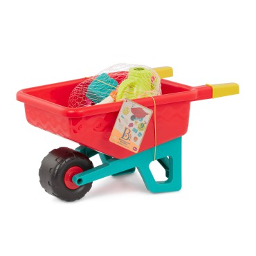 Wheelbarrow Wonders – Taczki z konewką i zestawem akcesoriów do piasku B.Toys - 2