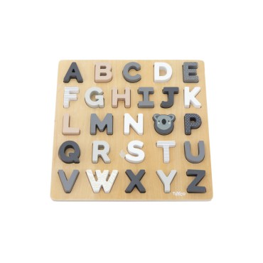 Drewniane puzzle Alfabet Tryco - 4