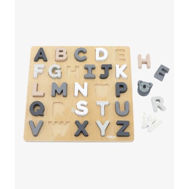 Drewniane puzzle Alfabet Tryco - 6