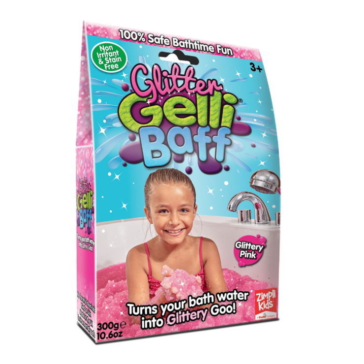 Magiczny proszek do kąpieli Gelli Baff Glitter różowy 3+ Zimpli Kids - 2