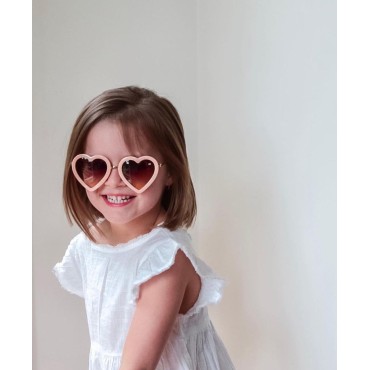 Okulary przeciwsłoneczne Classic - Heart Peach 3-12 lat Elle Porte - 2