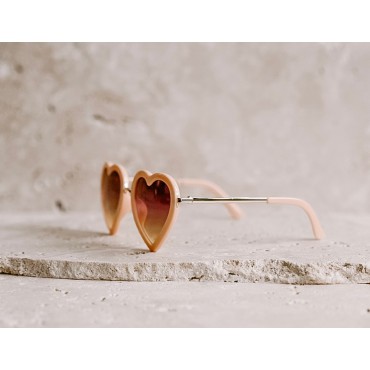 Okulary przeciwsłoneczne Classic - Heart Peach 3-12 lat Elle Porte - 4