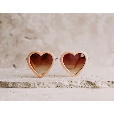 Okulary przeciwsłoneczne Classic - Heart Peach 3-12 lat Elle Porte - 5