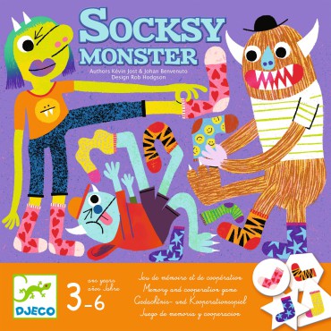 Gra planszowa Socksy Monster Djeco - 1