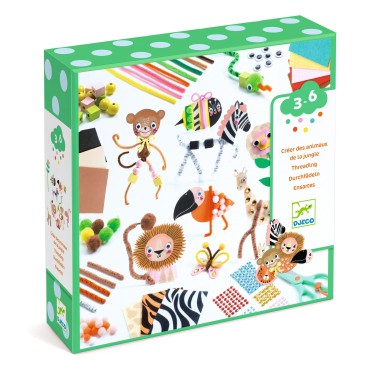 Zestaw artystyczny Kreatywne pudełko Dżungla Djeco - 1