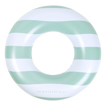 Koło do pływania 90 cm Green White Stripes The Swim Essentials - 2