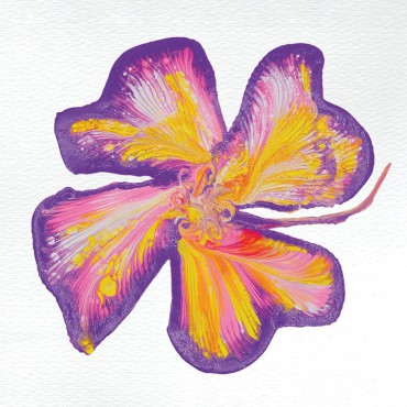 Zestaw kreatywny Malowanie łańcuszkiem Pouring painting Kwiaty I love creativity 8+ Janod - 6