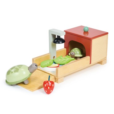 Drewniane figurki do zabawy - żółwie Tender Leaf Toys - 5