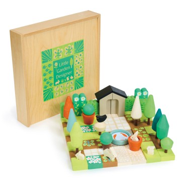 Kreatywny zestaw z drewnianymi elementami - Ogród Tender Leaf Toys - 7