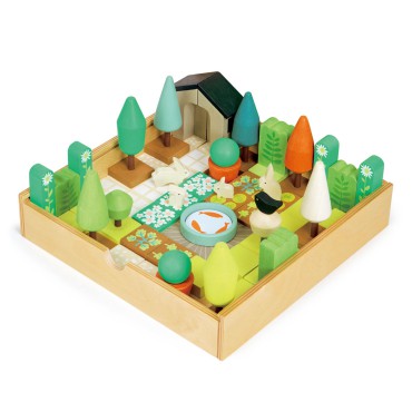 Kreatywny zestaw z drewnianymi elementami - Ogród Tender Leaf Toys - 8