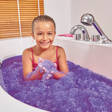 Magiczny proszek do kąpieli Gelli Baff Glitter fioletowy i błękitny 4 użycia, 3+ Zimpli Kids - 2