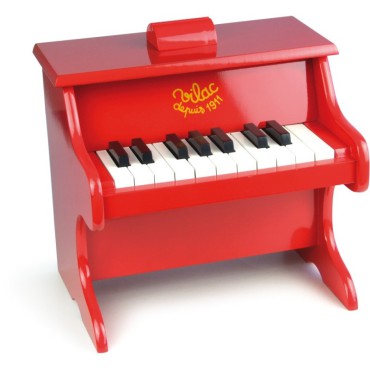 Pianino czerwone drewniane Vilac - 1