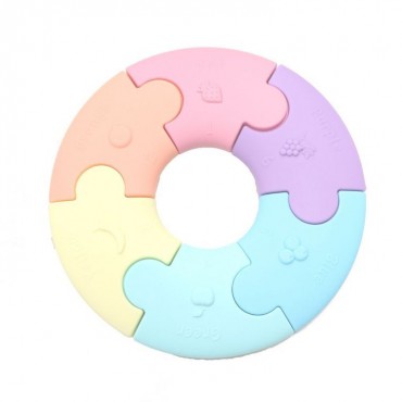 copy of Pierwsze puzzle sensoryczne, pastelowe kółko, Jellystone Design - 4