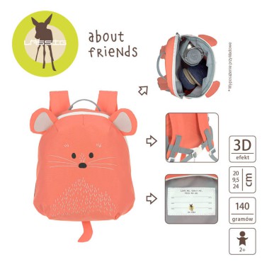 Plecak mini About Friends Mysz Lassig - 8