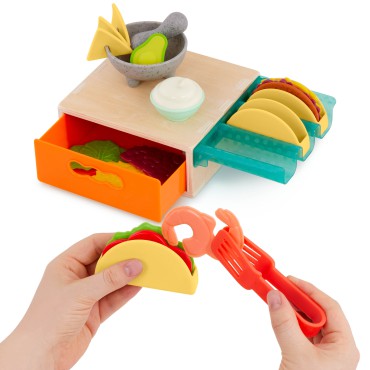 Mini Chef – Tiny Taco Playset – zestaw do przyrządzania Tacos B.Toys - 5